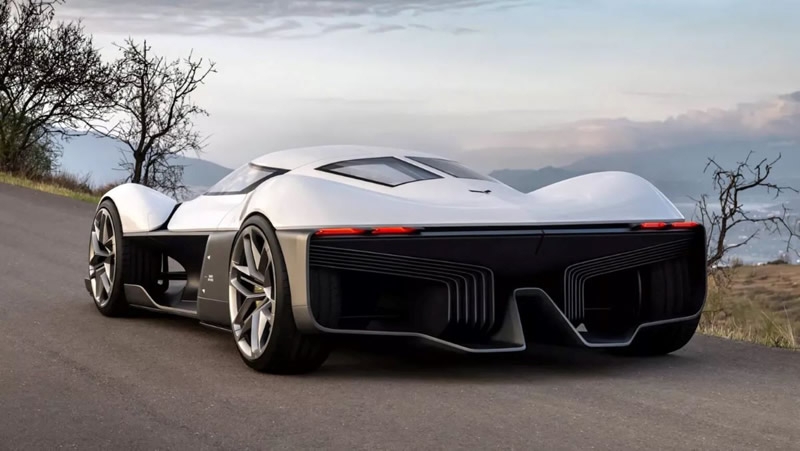 GM показала концепт будущего электрического спорткара Chevrolet Corvette