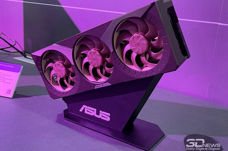 Asus показала огромную видеокарту RTX 5080 Noctua Edition и «адскую» ROG Astral RTX 5080 Doom Edition