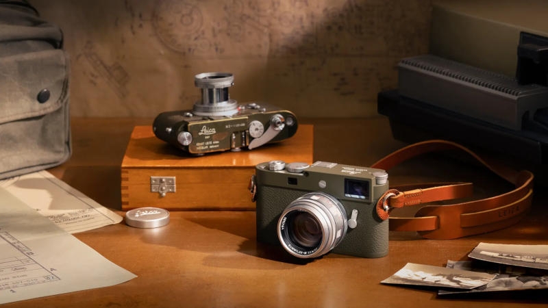 Представлен фотоаппарат Leica M11-P Safari зелёного цвета за $10 тысяч