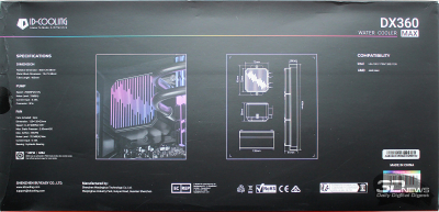 Система жидкостного охлаждения ID-Cooling DX360 Max с радиатором увеличенной толщины