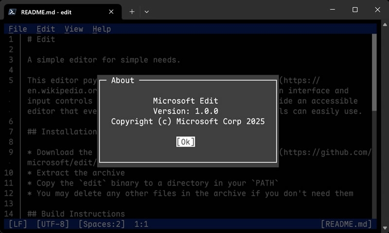 Windows 11 получит лёгкий текстовой редактор Edit — «Блокнот» стал слишком перегружен