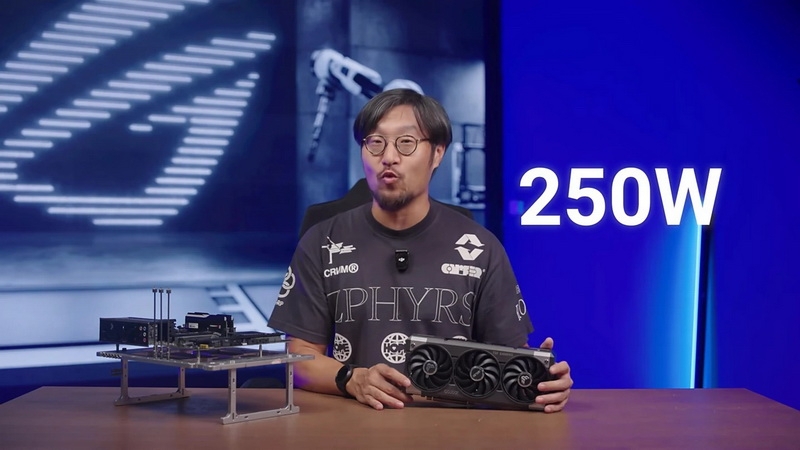Asus переизобрела слот PCIe x16 — теперь он выдаёт 250 Вт, чтобы в ПК торчало меньше проводов