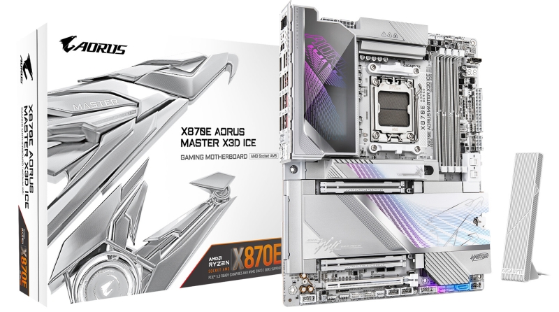 Gigabyte представила оптимизированные для процессоров Ryzen 9000X3D платы X870E Aorus X3D