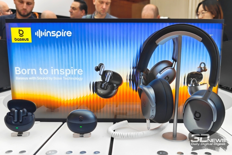 Репортаж и интервью со стенда Baseus на выставке IFA 2025: передовые наушники с Sound by Bose и не только