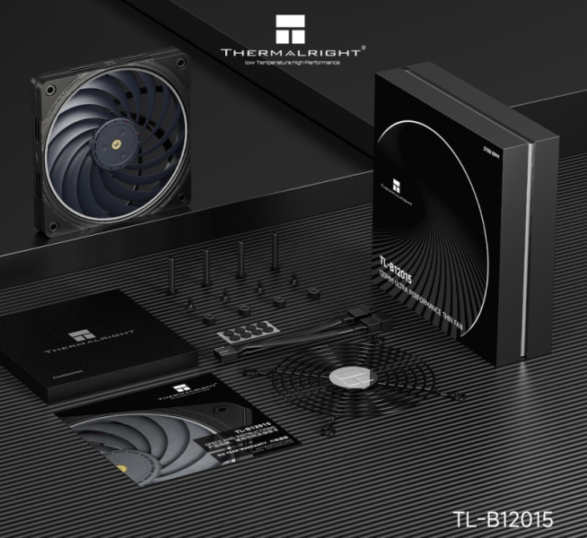 Thermalright представила тонкие 120-мм компьютерные вентиляторы с 15 лопастями