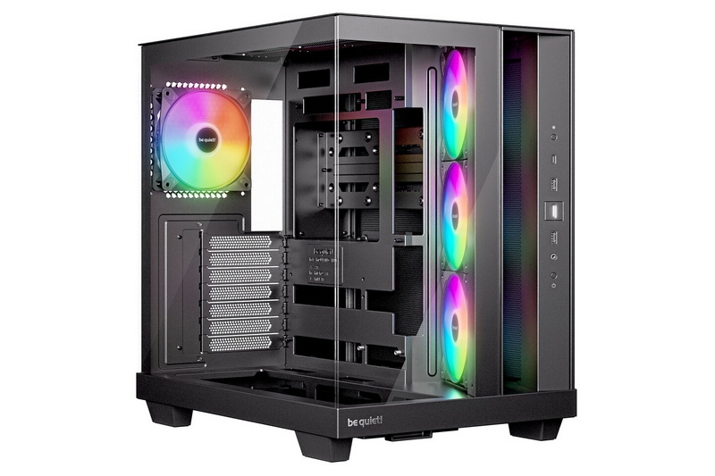 Be quiet! представила корпуса-аквариумы Light Base 500 LX и Light Base 500 c ARGB-подсветкой и без