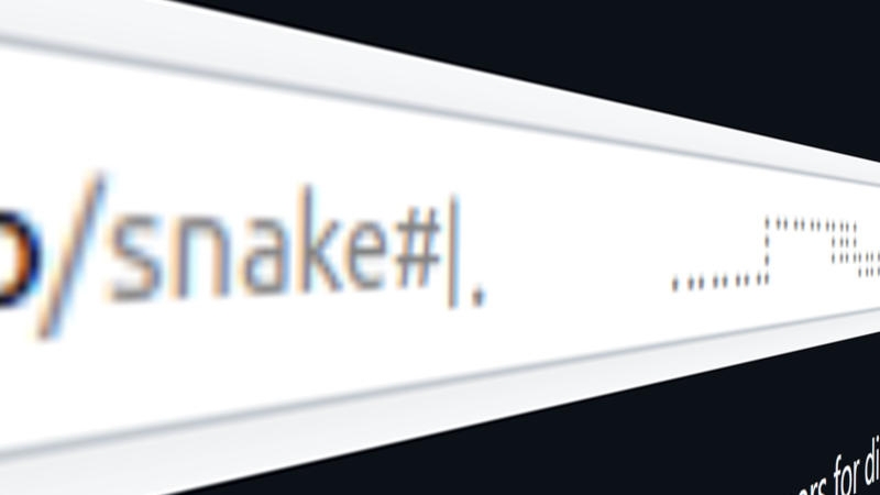 Классическую «Змейку» встроили в адресную строку браузера — хватило JavaScript и шрифта Брайля