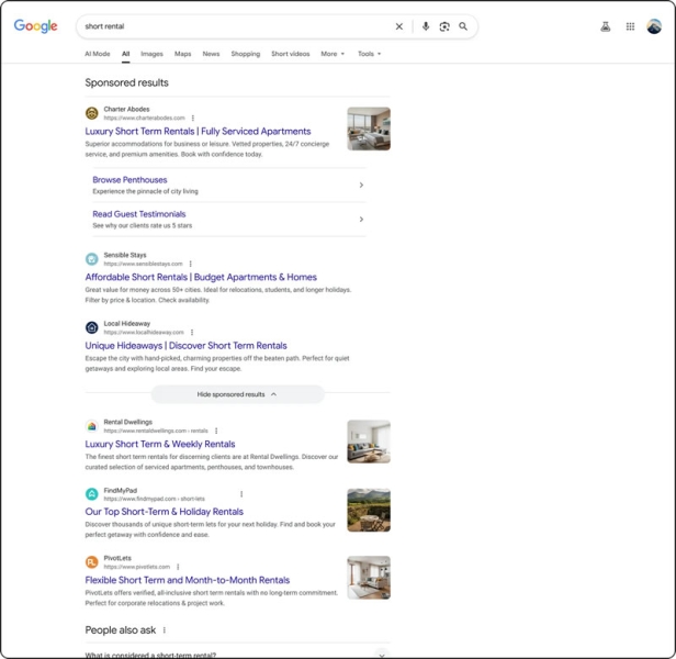В поиске Google теперь можно скрывать рекламу — но посмотреть её всё равно придётся
